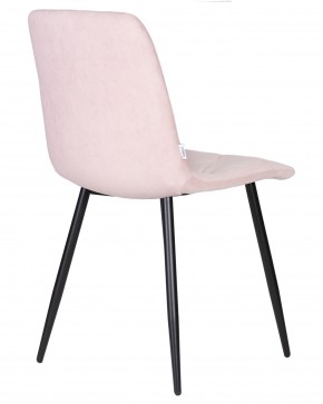 Стул обеденный DOBRIN CHILLY ROMBO, Розовый Simple 03, основание черное в Приобье - priobie.ok-mebel.com | фото 4