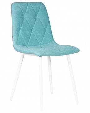 Стул обеденный DOBRIN CHILLY ROMBO, Тиффани Simple 51, основание белый в Приобье - priobie.ok-mebel.com | фото