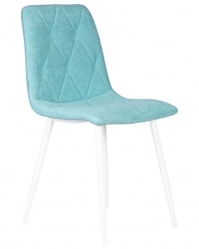 Стул обеденный DOBRIN CHILLY ROMBO, Тиффани Simple 51, основание белый в Приобье - priobie.ok-mebel.com | фото 2