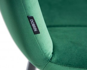 Стул обеденный DOBRIN CHILLY, Темно-зеленый Holland 30, основание черное в Приобье - priobie.ok-mebel.com | фото 10