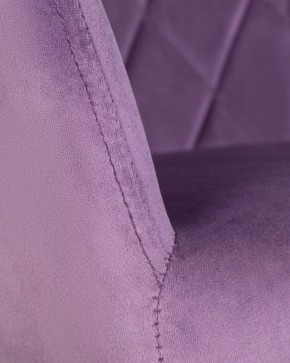 Стул обеденный DOBRIN ROBERT, черные матовые ножки, велюр V108-45 Темно-фиолетовый в Приобье - priobie.ok-mebel.com | фото 7