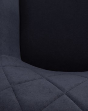 Стул обеденный DOBRIN ROBY, ЭМАЛЬ ЧЕРНЫЙ МУАР велюр Catania Dark Blue в Приобье - priobie.ok-mebel.com | фото 11
