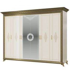 СВ-02 Шкаф 6-ти дверный Версаль (*без короны) в Приобье - priobie.ok-mebel.com | фото