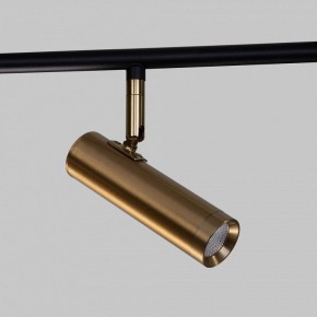 Светильник на штанге Eurosvet Epiphania 20252/6 LED черный/латунь в Приобье - priobie.ok-mebel.com | фото 5