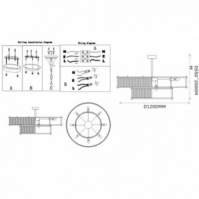 Светильник на штанге Imperiumloft RH Marais Round Chandelier 40,2668 в Приобье - priobie.ok-mebel.com | фото 11