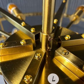 Светильник на штанге Imperiumloft RH Marais Round Chandelier 40,2668 в Приобье - priobie.ok-mebel.com | фото 5