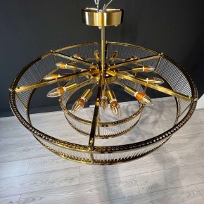 Светильник на штанге Imperiumloft RH Marais Round Chandelier 40,2668 в Приобье - priobie.ok-mebel.com | фото 8
