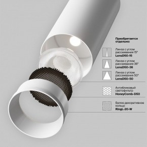 Светильник на штанге Maytoni Focus LED TR032-4-20WTW-M-DSZ-W в Приобье - priobie.ok-mebel.com | фото 11