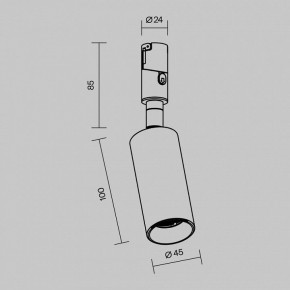 Светильник на штанге Maytoni Focus Led TR201-1-10W3K-M-B в Приобье - priobie.ok-mebel.com | фото 7