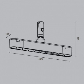 Светильник на штанге Maytoni Points Rot TR203-1-10W3K-S-B в Приобье - priobie.ok-mebel.com | фото 8