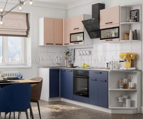 ТЕХНО Кухонный гарнитур угловой 2,7х0,9 м Компоновка №2 в Приобье - priobie.ok-mebel.com | фото 4