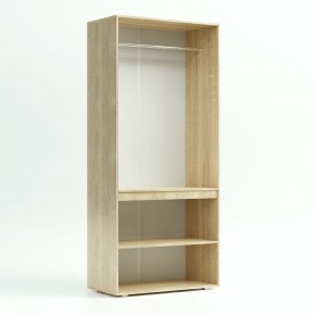 ТРИО Спальный гарнитур (модульный) сонома/белый в Приобье - priobie.ok-mebel.com | фото 3