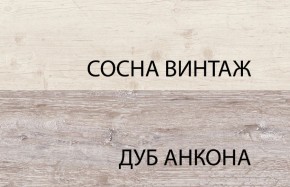 Тумба 1D1SU, MONAKO, цвет Сосна винтаж/дуб анкона в Приобье - priobie.ok-mebel.com | фото 3