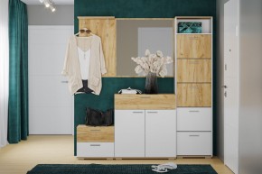 Тумба НМ 013.77 "Санти" (Белый/Крафт Золотой) в Приобье - priobie.ok-mebel.com | фото 3