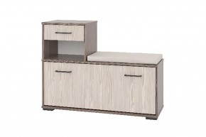 Тумба под обувь ЛИРА (Бодега темный/светлый) в Приобье - priobie.ok-mebel.com | фото