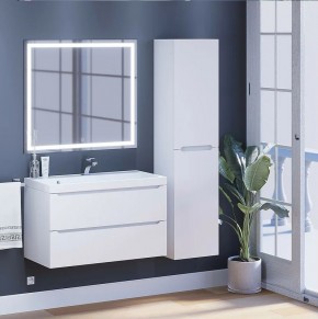 Тумба под раковину Uperwood Tanos 90 см, подвесная, белая матовая в Приобье - priobie.ok-mebel.com | фото 11