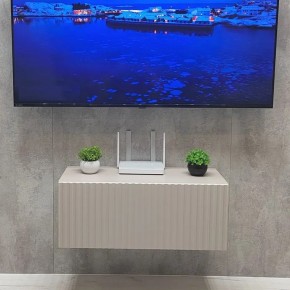 Тумба подвесная под ТВ LINES MTV1-MA 750 Бежевый (Леда-М 10.1.5) в Приобье - priobie.ok-mebel.com | фото 5