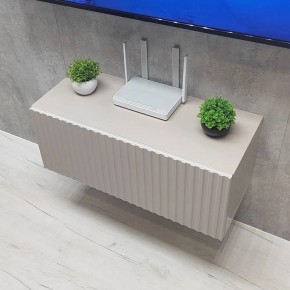 Тумба подвесная под ТВ LINES MTV1-MA 750 Бежевый (Леда-М 10.1.5) в Приобье - priobie.ok-mebel.com | фото 6
