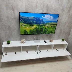 Тумба подвесная под ТВ LINES MTV4-MA 1150 Белый глянец (Белый-M 10.1.1) в Приобье - priobie.ok-mebel.com | фото 12