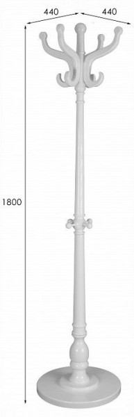 Вешалка-стойка В 1Н в Приобье - priobie.ok-mebel.com | фото 7