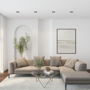 Встраиваемый светильник Denkirs FLAT DK2091-BK в Приобье - priobie.ok-mebel.com | фото 5