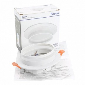 Встраиваемый светильник Feron DL502 51089 в Приобье - priobie.ok-mebel.com | фото 9