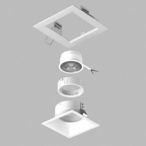 Встраиваемый светильник Lightstar Domino D51606WMOD в Приобье - priobie.ok-mebel.com | фото 2