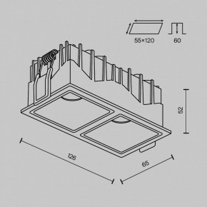 Встраиваемый светильник Maytoni Alfa LED DL043-02-10W3K-SQ-W-1 в Приобье - priobie.ok-mebel.com | фото 10