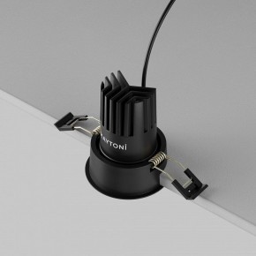 Встраиваемый светильник Maytoni Dip DL115-10W-2.7K-B в Приобье - priobie.ok-mebel.com | фото 6
