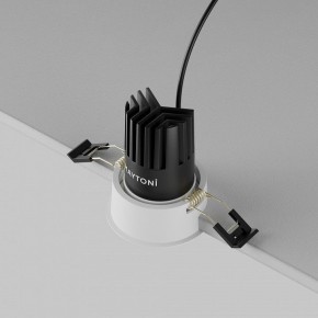 Встраиваемый светильник Maytoni Dip DL115-10W-2.7K-W в Приобье - priobie.ok-mebel.com | фото 6