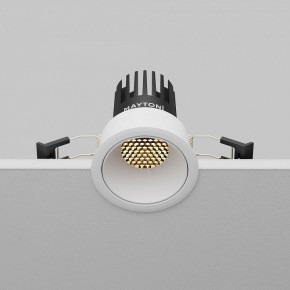 Встраиваемый светильник Maytoni Dip DL115-10W-2.7K-W в Приобье - priobie.ok-mebel.com | фото 7