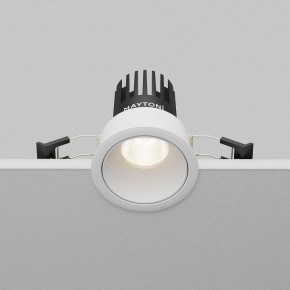 Встраиваемый светильник Maytoni Dip DL115-10W-4K-W в Приобье - priobie.ok-mebel.com | фото 5