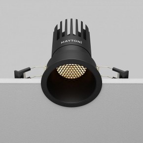 Встраиваемый светильник Maytoni Dip DL118-15W-2.7K-B в Приобье - priobie.ok-mebel.com | фото 6