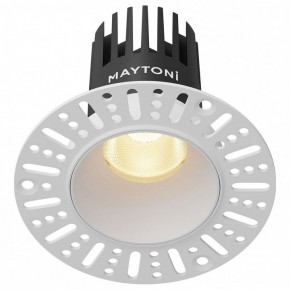 Встраиваемый светильник Maytoni Dip DL119-10W-2.7K-TRS-W в Приобье - priobie.ok-mebel.com | фото