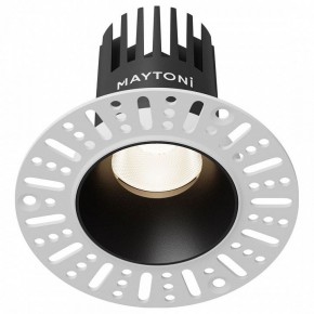 Встраиваемый светильник Maytoni Dip DL119-10W-4K-TRS-B в Приобье - priobie.ok-mebel.com | фото