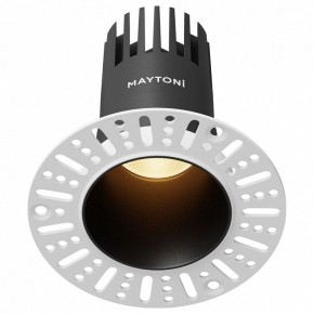 Встраиваемый светильник Maytoni Dip DL120-10W-2.7K-TRS-B в Приобье - priobie.ok-mebel.com | фото