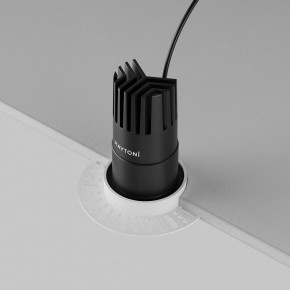 Встраиваемый светильник Maytoni Dip DL120-10W-2.7K-TRS-B в Приобье - priobie.ok-mebel.com | фото 6