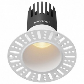 Встраиваемый светильник Maytoni Dip DL120-10W-2.7K-TRS-W в Приобье - priobie.ok-mebel.com | фото