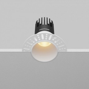 Встраиваемый светильник Maytoni Dip DL120-10W-2.7K-TRS-W в Приобье - priobie.ok-mebel.com | фото 6