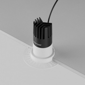 Встраиваемый светильник Maytoni Dip DL120-10W-2.7K-TRS-W в Приобье - priobie.ok-mebel.com | фото 7