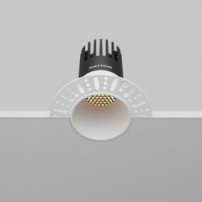 Встраиваемый светильник Maytoni Dip DL120-10W-2.7K-TRS-W в Приобье - priobie.ok-mebel.com | фото 8