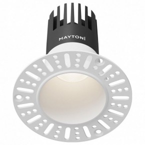 Встраиваемый светильник Maytoni Dip DL120-10W-4K-TRS-W в Приобье - priobie.ok-mebel.com | фото