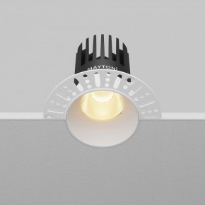 Встраиваемый светильник Maytoni Dip DL121-15W-2.7K-TRS-W в Приобье - priobie.ok-mebel.com | фото 5