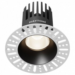 Встраиваемый светильник Maytoni Dip DL121-15W-4K-TRS-B в Приобье - priobie.ok-mebel.com | фото