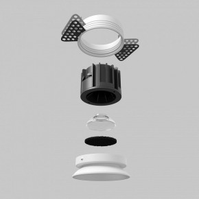 Встраиваемый светильник Maytoni Round DL058-12W2.7K-TRS-W в Приобье - priobie.ok-mebel.com | фото 5