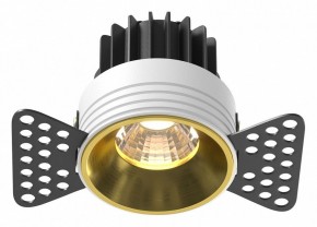 Встраиваемый светильник Maytoni Round DL058-7W3K-TRS-BS в Приобье - priobie.ok-mebel.com | фото 1