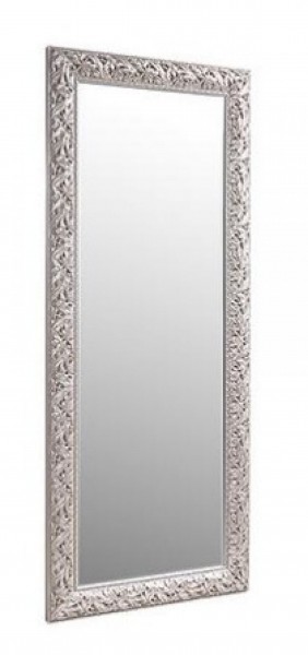 Зеркало большое Тиффани Premium черная/серебро (ТФ/02(П) в Приобье - priobie.ok-mebel.com | фото