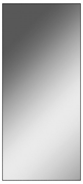 Зеркало Corsica 900х400 black без подсветки Sansa (SB1062Z) в Приобье - priobie.ok-mebel.com | фото 1