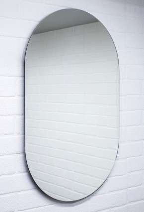 Зеркало Дакка 800х500 с подсветкой Домино (GL7036Z) в Приобье - priobie.ok-mebel.com | фото 2