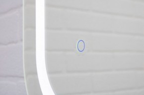 Зеркало Elis 100 white с подсветкой Sansa (SEe1045Z) в Приобье - priobie.ok-mebel.com | фото 4